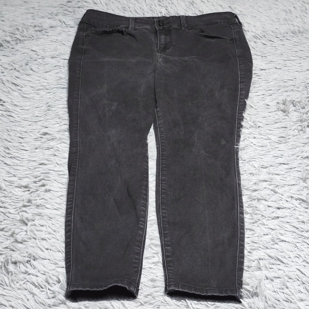 Torrid Jegging Womens Size 14 14S Black Super Soft Denim Stretch Skinny Jeans